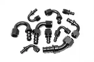 Radium -6AN 45 Degree Push-Lok Hose End